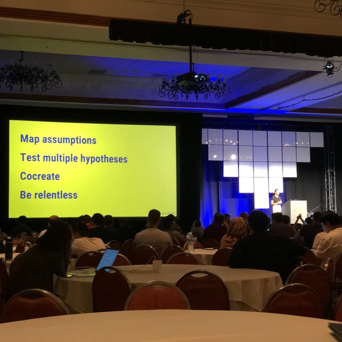 Delivered a talk on product strategy at the JS (JavaScript) Conference US.