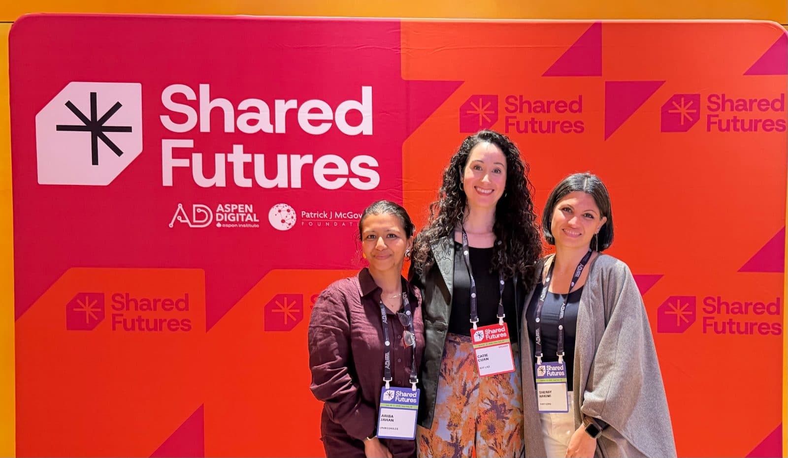 Met with my fellow Obama Foundation Leaders at the AI conference called Shared Futures hosted by Aspen Digital.