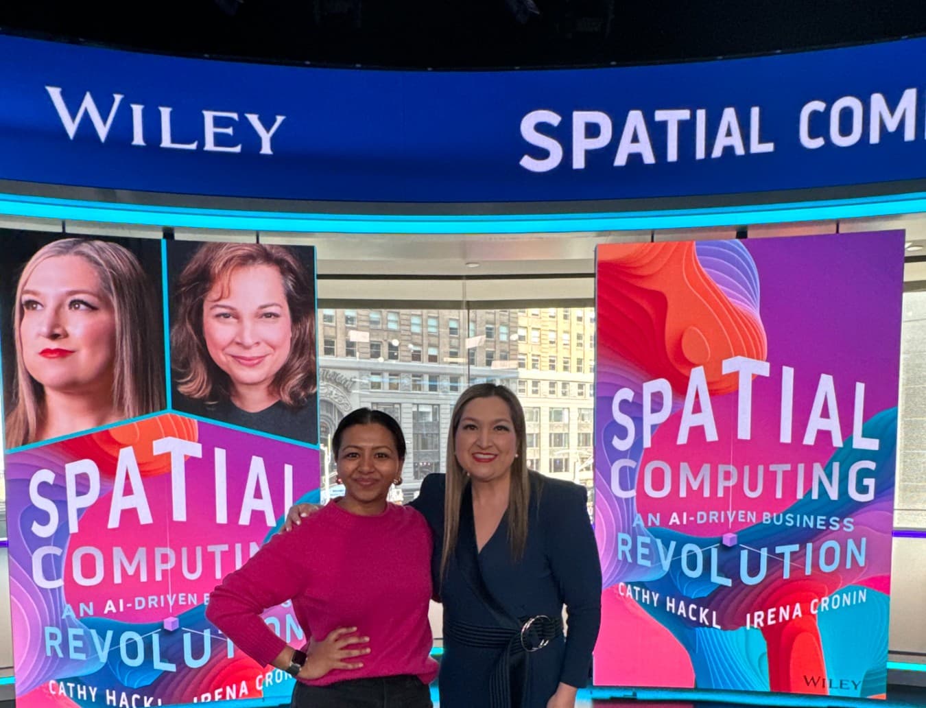Celebrated Cathy Hackl's book launch on Spatial Computing at NASDAQ.